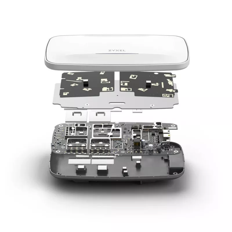 Zyxel WBE660S-EU0101F bezvadu piekļuves punkts 11530 Mbit/s Pelēks Power over Ethernet (PoE)