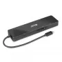 CLUB3D USB3.2 Gen2 Type-C, 6-in-1 Dual Displays Portable Dock ar USB Type-C Video 4K60Hz
