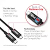 CLUB3D USB4 Gen3x2 Type-C divvirzienu kabelis 8K60Hz vai 4K120Hz, dati 40Gbps, PD 240W(48V/5A) EPR M/M 3m / 9.84ft