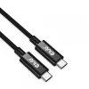CLUB3D USB4 Gen3x2 Type-C divvirzienu kabelis 8K60Hz vai 4K120Hz, dati 40Gbps, PD 240W(48V/5A) EPR M/M 3m / 9.84ft