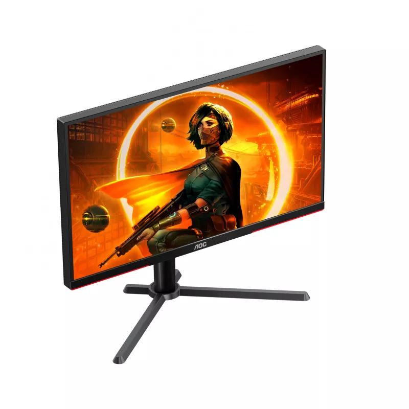 AOC G3 Q27G3XMN/BK datora monitors 68,6 cm (27 colli) 2560 x 1440 pikseļi 2K Ultra HD LED Melns, Sarkans