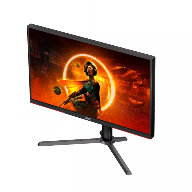 AOC G3 Q27G3XMN/BK datora monitors 68,6 cm (27 colli) 2560 x 1440 pikseļi 2K Ultra HD LED Melns, Sarkans