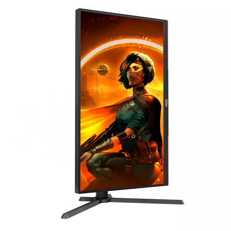 AOC G3 Q27G3XMN/BK datora monitors 68,6 cm (27 colli) 2560 x 1440 pikseļi 2K Ultra HD LED Melns, Sarkans