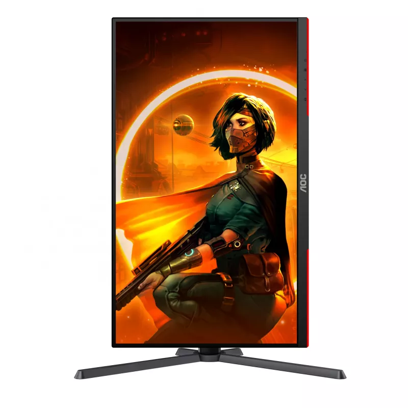 AOC G3 Q27G3XMN/BK datora monitors 68,6 cm (27 colli) 2560 x 1440 pikseļi 2K Ultra HD LED Melns, Sarkans