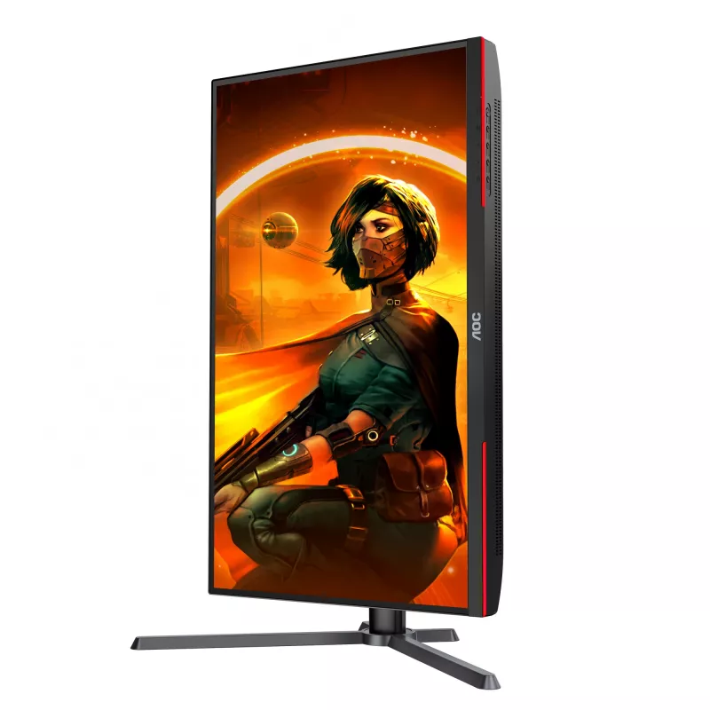 AOC G3 Q27G3XMN/BK datora monitors 68,6 cm (27 colli) 2560 x 1440 pikseļi 2K Ultra HD LED Melns, Sarkans