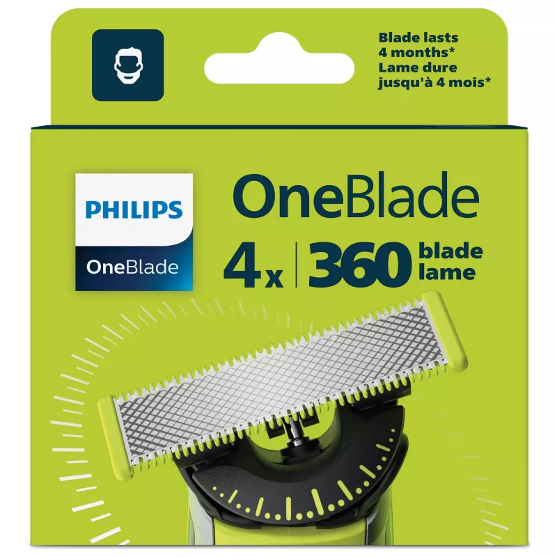 Philips Norelco OneBlade OneBlade QP440/50 360 rezerves asmens