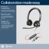 HP Poly Melnswire 3320 Stereo Microsoft Teams Certified USB-C Headset +USB-C/A Adapter