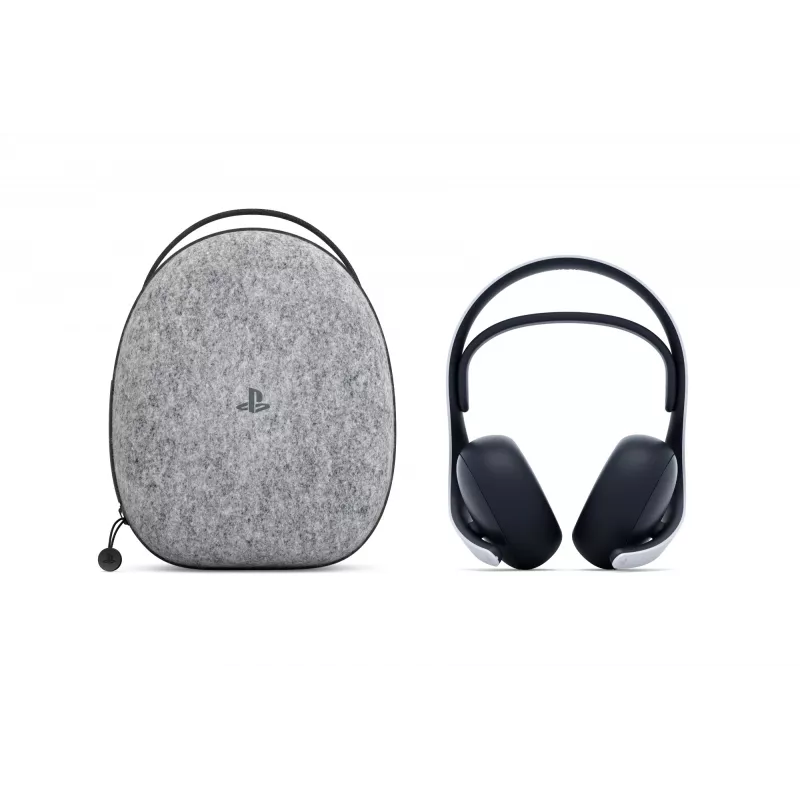 Sony PULSE Elite austiņas Bezvadu Galvas lentes Spēļu Bluetooth Melna, Balta