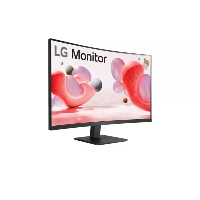 Monitors LG 32MR50C-B, 31,5 collu Full HD (1920 x 1080), VA izliekts panelis, 5 ms, 250 cd/m², 3000:1 kontrasts, 178° skata leņķi, melns