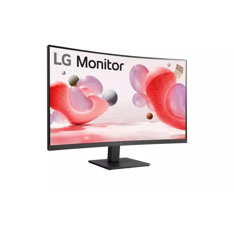 Monitors LG 32MR50C-B, 31,5 collu Full HD (1920 x 1080), VA izliekts panelis, 5 ms, 250 cd/m², 3000:1 kontrasts, 178° skata leņķi, melns