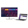 DELL UltraSharp U2724DE datora monitors 68,6 cm (27 colli) 2560 x 1440 pikseļi Quad HD LCD Melns, Sudrabs