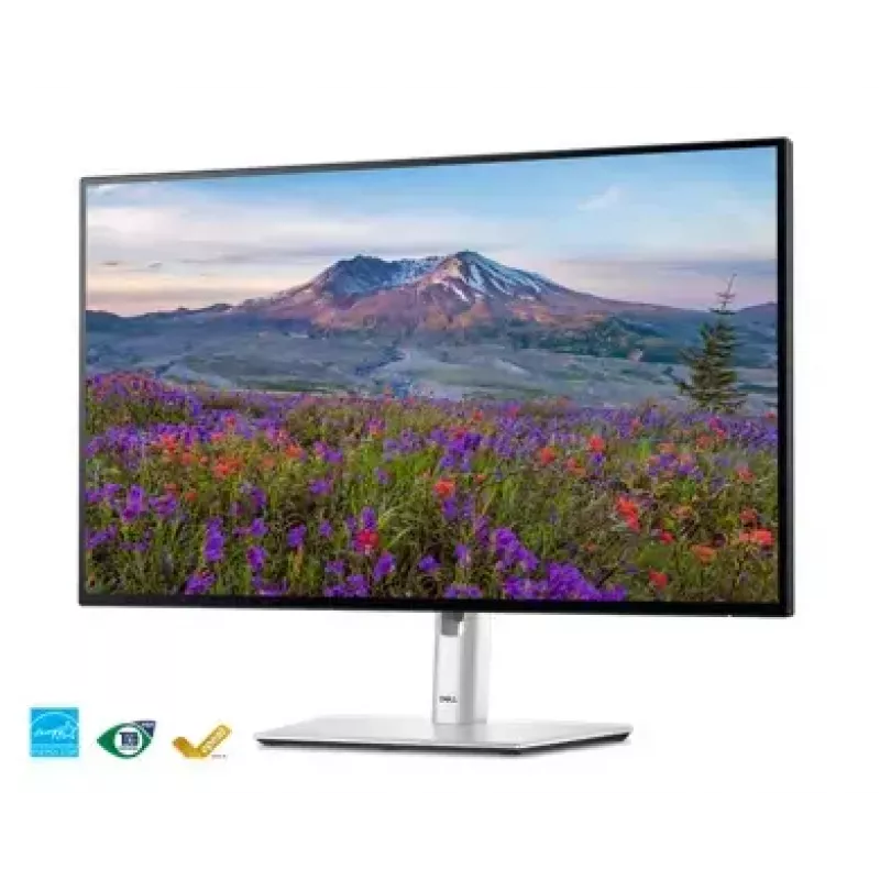 DELL UltraSharp U2724DE datora monitors 68,6 cm (27 colli) 2560 x 1440 pikseļi Quad HD LCD Melns, Sudrabs