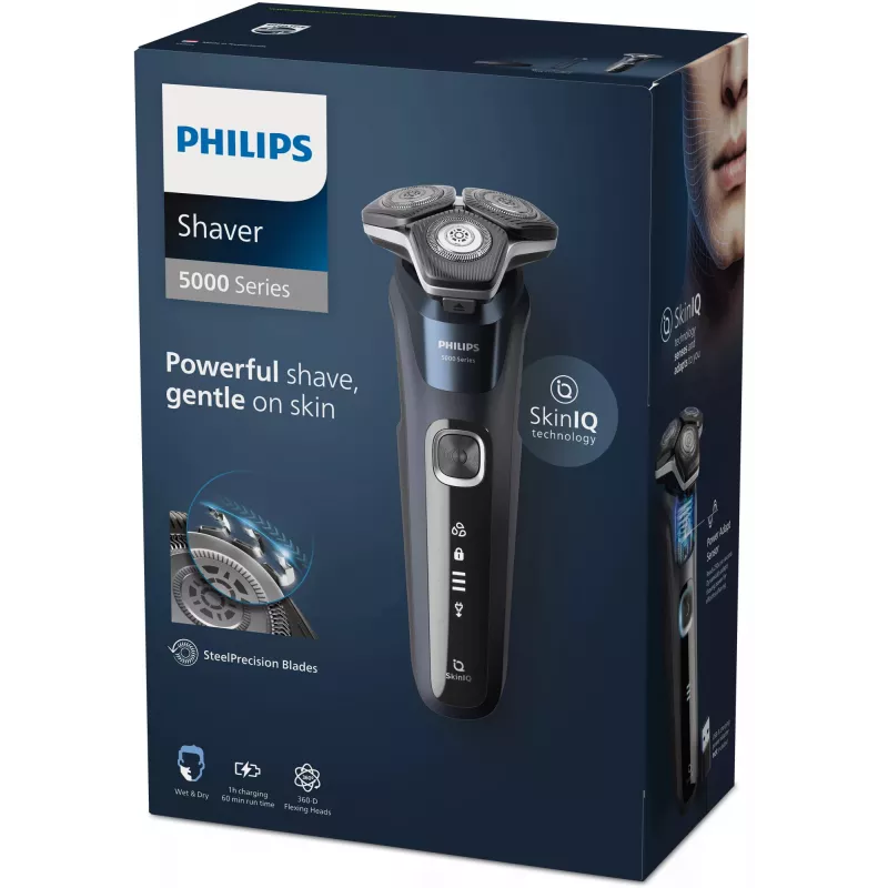 Philips SHAVER Series 5000 S5885/25 mitrā un sausā skūšanās elektriskais skuveklis