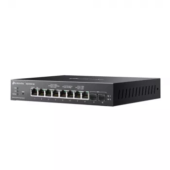 TP-Link Omada 8 portu 2.5GBASE-T un 2 portu 10GE SFP+ viedais slēdzis ar 8 portu PoE+