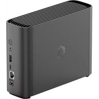 NAS ierīce SYNOLOGY BeeStation BST150-4T — Realtek RTD1619B 1.7 GHz, 1 GB DDR4, 1× iepriekš uzstādīts 4TB disks, Ethernet, Melna