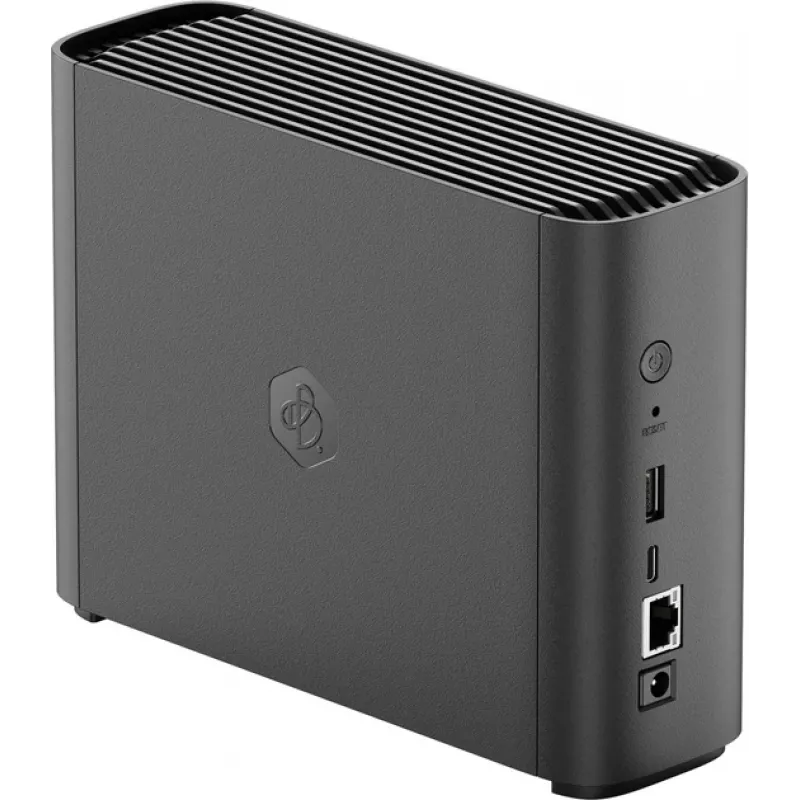 NAS ierīce SYNOLOGY BeeStation BST150-4T — Realtek RTD1619B 1.7 GHz, 1 GB DDR4, 1× iepriekš uzstādīts 4TB disks, Ethernet, Melna