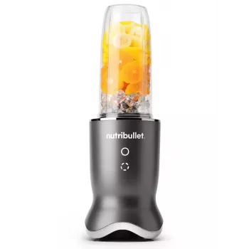 NutriBullet NB1206DGCC 0,9 L galda blenderis 1200 W Melns, Caurspīdīgs