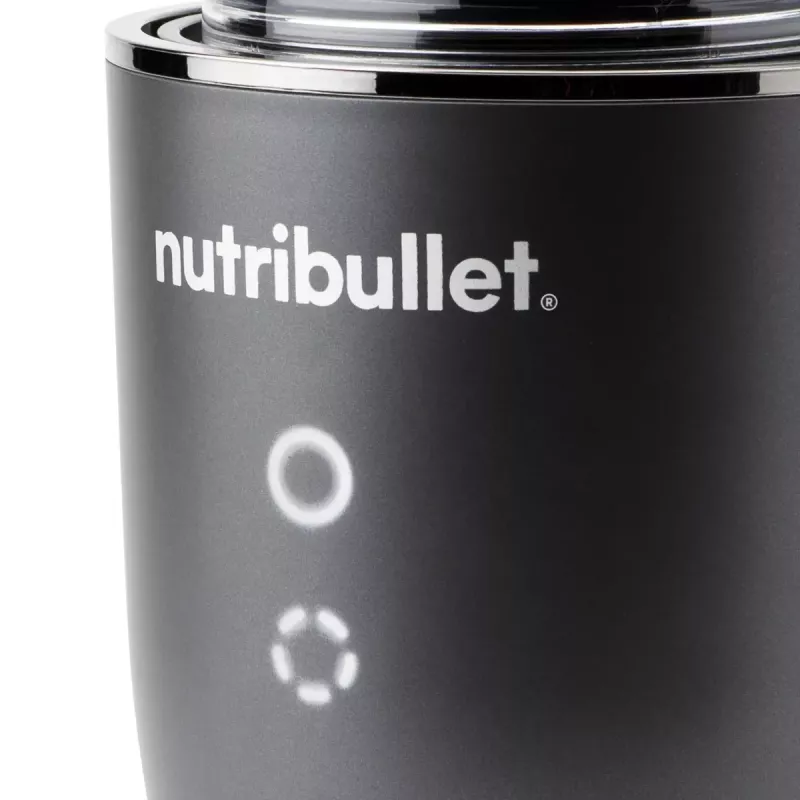 NutriBullet NB1206DGCC 0,9 L galda blenderis 1200 W Melns, Caurspīdīgs