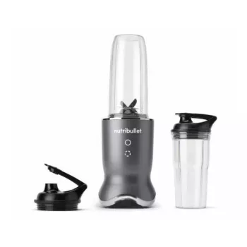 NutriBullet NB1206DGCC 0,9 L galda blenderis 1200 W Melns, Caurspīdīgs