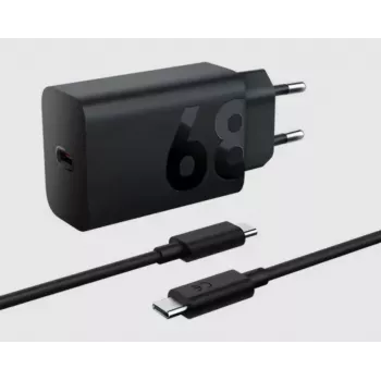Iekštelpu lādētājs Lenovo ZG38C05739, 68 W, USB-C PD, 1 ports, melns, darbināms no maiņstrāvas