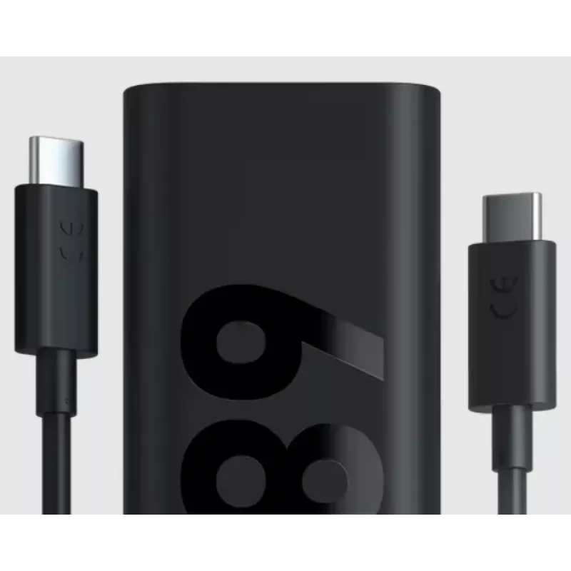 Iekštelpu lādētājs Lenovo ZG38C05739, 68 W, USB-C PD, 1 ports, melns, darbināms no maiņstrāvas