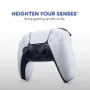 Spēļu kontrolieris Sony DualSense Wireless Controller V2 — PlayStation 5, Bluetooth/USB, USB-C, iebūvēts akumulators, balts
