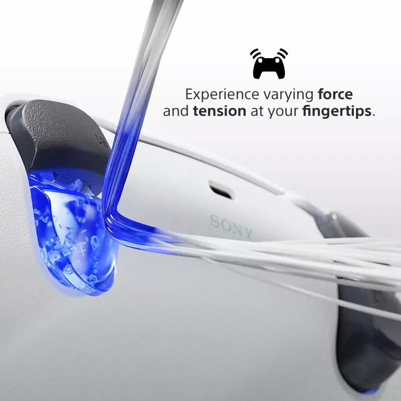 Spēļu kontrolieris Sony DualSense Wireless Controller V2 — PlayStation 5, Bluetooth/USB, USB-C, iebūvēts akumulators, balts