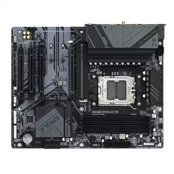 Mātesplate GIGABYTE B650 EAGLE AX ATX, AMD B650 mikroshēmojums, Socket AM5, DDR5, 4x DIMM, 256GB, Wi‑Fi 6E, Bluetooth 5.3
