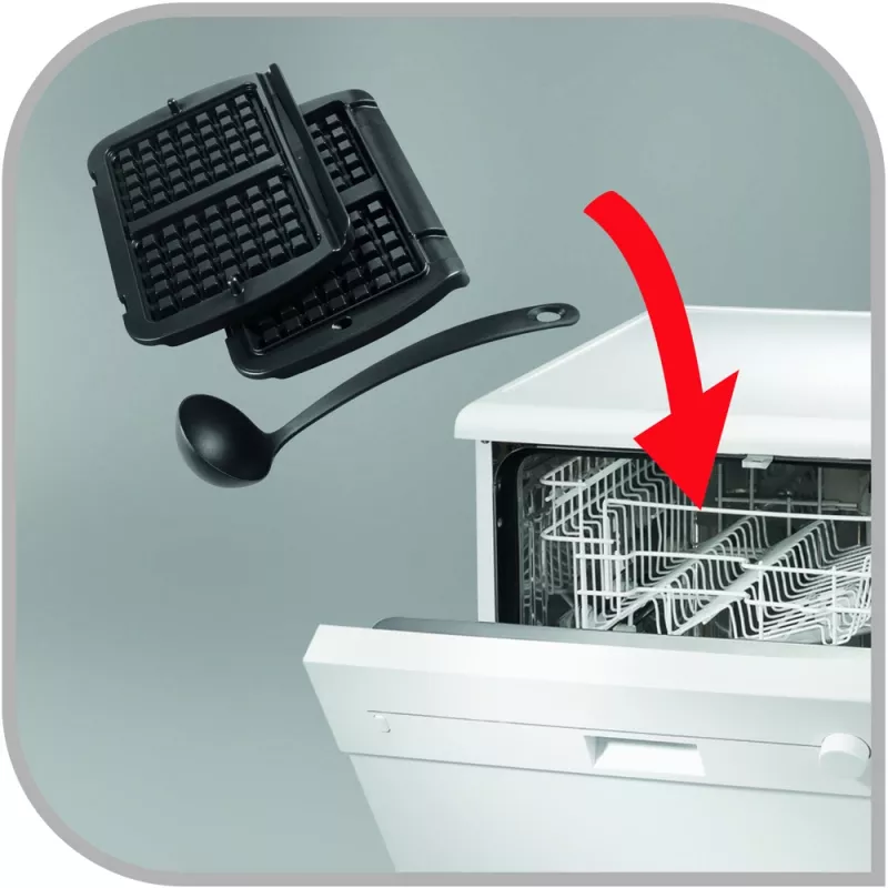 Vafeļu plates Tefal XA7248 alumīnijs OptiGrill Elite GC7508 saderīgs piederums