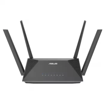 ASUS RT-AX52 AX1800 AiMesh bezvadu maršrutētājs Gigabit Ethernet divjoslu (2,4 GHz / 5 GHz) Melns