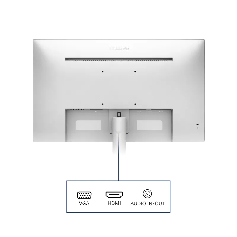 Philips V Line 241V8AW/00 datora monitors 60,5 cm (23,8 collas) 1920 x 1080 pikseļi Full HD LCD Balts