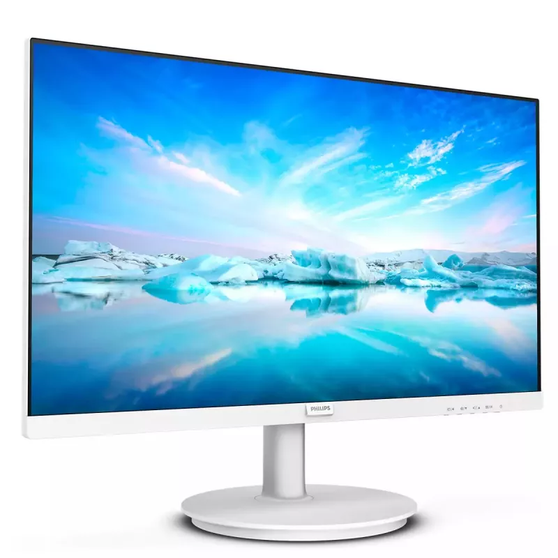 Philips V Line 241V8AW/00 datora monitors 60,5 cm (23,8 collas) 1920 x 1080 pikseļi Full HD LCD Balts