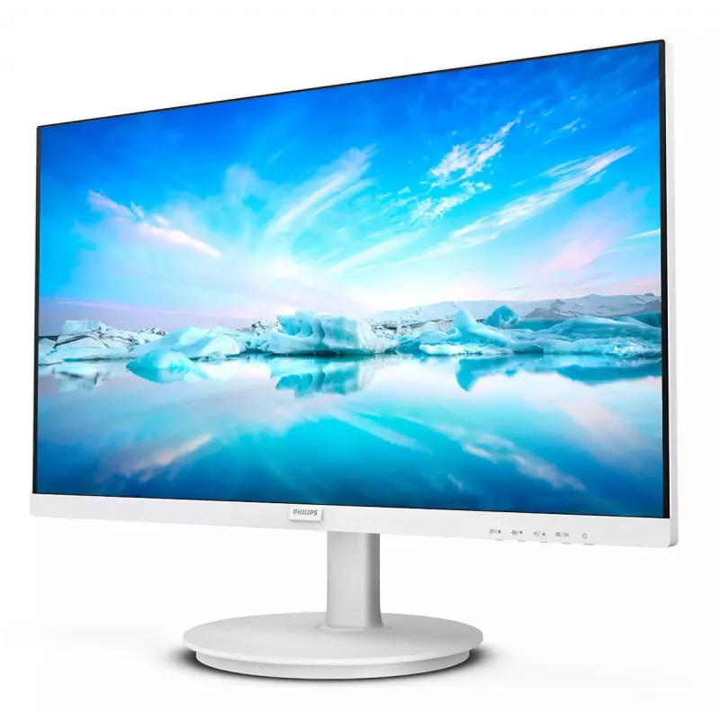 Philips V Line 241V8AW/00 datora monitors 60,5 cm (23,8 collas) 1920 x 1080 pikseļi Full HD LCD Balts