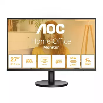 AOC 27B3CA2 datora monitors 68,6 cm (27 colli) 1920 x 1080 pikseļi Full HD LED Melns