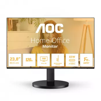 AOC B3 24B3CF2 datora monitors 60,5 cm (23,8 collu) 1920 x 1080 pikseļi Full HD LED Melns