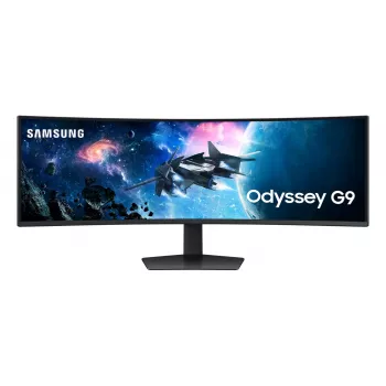 Samsung G95C datora monitors 124,5 cm (49 colli) 5120 x 1440 pikseļi Dual QHD LED Melns