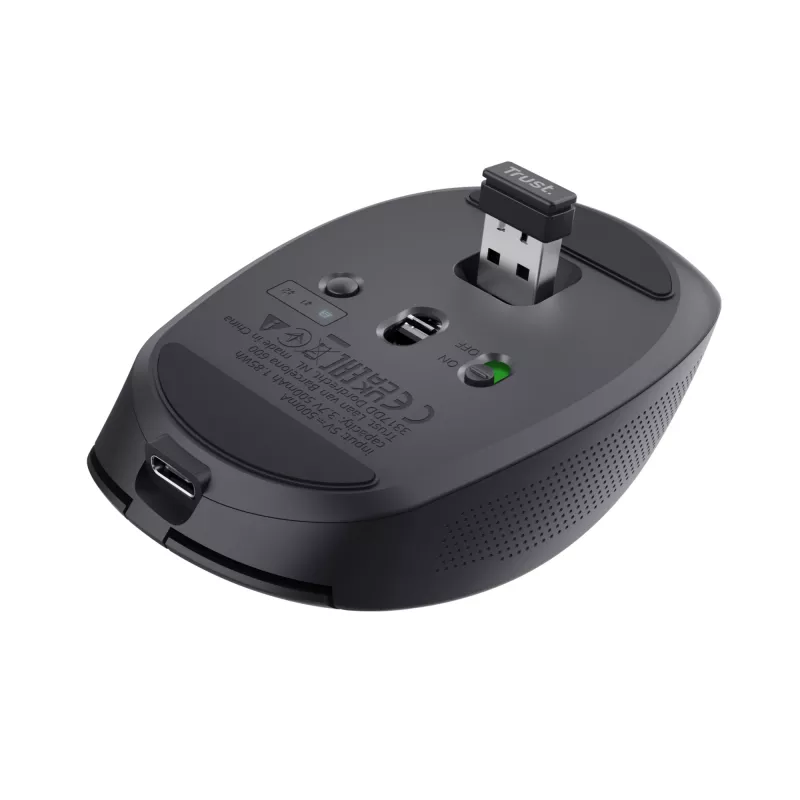 Trust Ozaa pele Birojs Labās rokas RF Wireless + Bluetooth Optiskā 3200 DPI