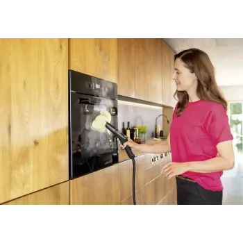 Cilindru tvaika tīrītājs Kärcher SC 4 Deluxe — 1,3 L tilpums, 2200 W, 4 bāru tvaika spiediens