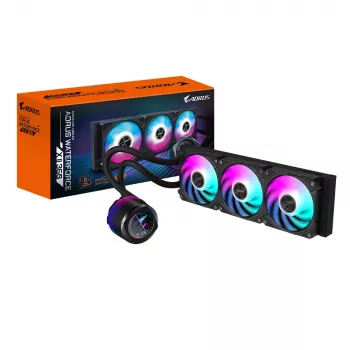 Universāls šķidruma dzesētājs GIGABYTE AORUS WATERFORCE X II 360 3x120mm ARGB ventilatori