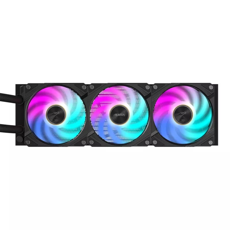 Universāls šķidruma dzesētājs GIGABYTE AORUS WATERFORCE X II 360 3x120mm ARGB ventilatori