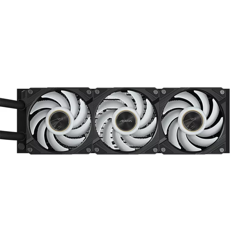 Universāls šķidruma dzesētājs GIGABYTE AORUS WATERFORCE X II 360 3x120mm ARGB ventilatori