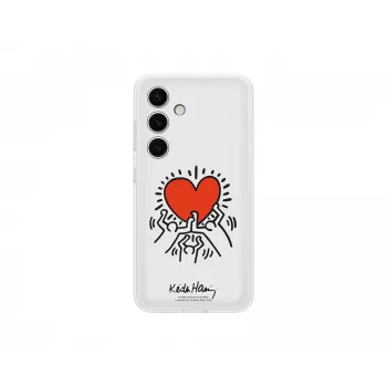 Samsung Suit vāciņš balts, vāciņš, Samsung, Galaxy S24, 15,8 cm (6,2 collas), sarkans, caurspīdīgs