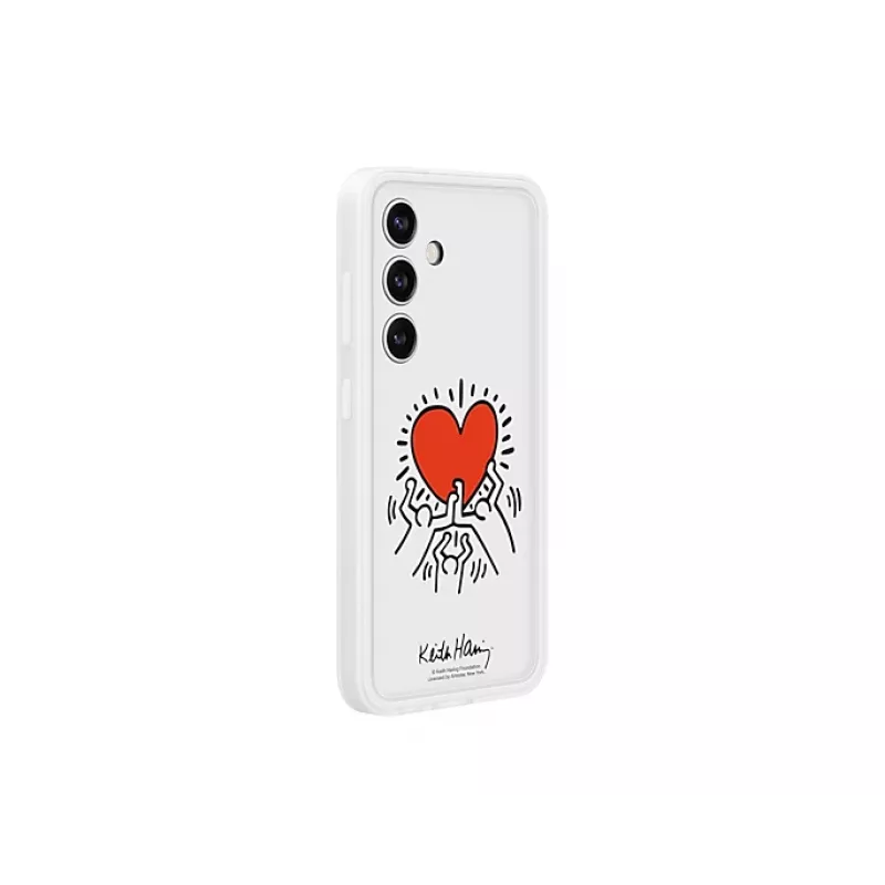 Samsung Suit vāciņš balts, vāciņš, Samsung, Galaxy S24, 15,8 cm (6,2 collas), sarkans, caurspīdīgs
