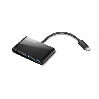 Lenovo GX91L84354 interfeisa centrmezgls USB 3.2 Gen 1 (3.1 Gen 1) Type-C 625 Mbit/s Melns