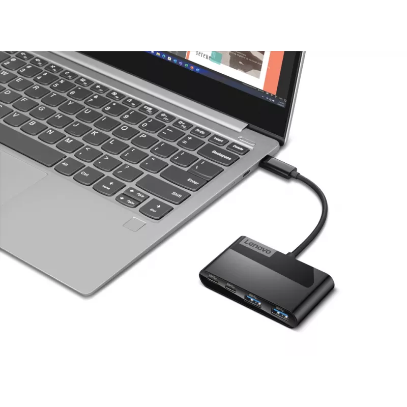 Lenovo GX91L84354 interfeisa centrmezgls USB 3.2 Gen 1 (3.1 Gen 1) Type-C 625 Mbit/s Melns