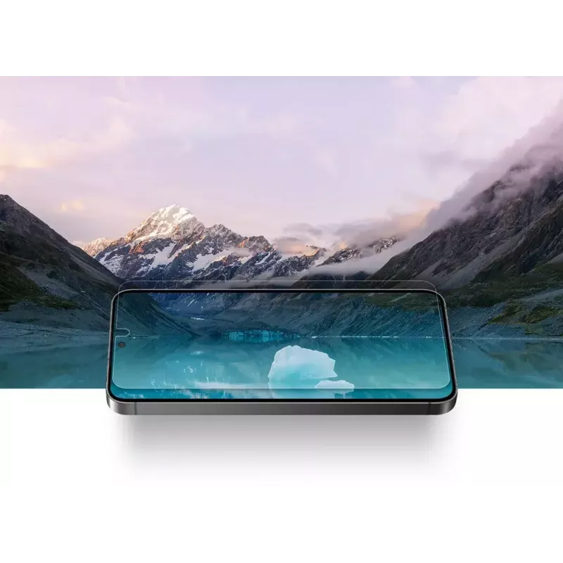 Ekrāna aizsargs Samsung Galaxy S24 pret skrāpējumiem izturīgs caurspīdīgs 2 gab.