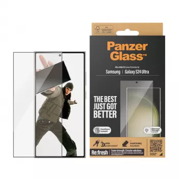 PanzerGlass ® Ekrāna aizsargs Samsung Galaxy S24 Ultra | Ultra-Wide Fit ar EasyAligner