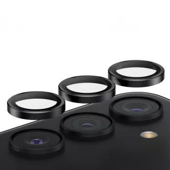 PanzerGlass ® Hoops® Kameras lēcu aizsargs Melns Samsung Galaxy S24 | S23 | S23+