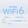 TP-Link 4G+ AX1500 Whole Home Mesh WiFi 6 vārteja, balta, iekšēja, Mesh maršrutētājs, 190 m², divu joslu (2,4 GHz / 5 GHz), Wi-Fi 6 (802.11ax)