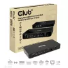 CLUB3D DisplayPort/HDMI KVM pārslēgs/doks 4K60Hz USB Type-C ieejām
